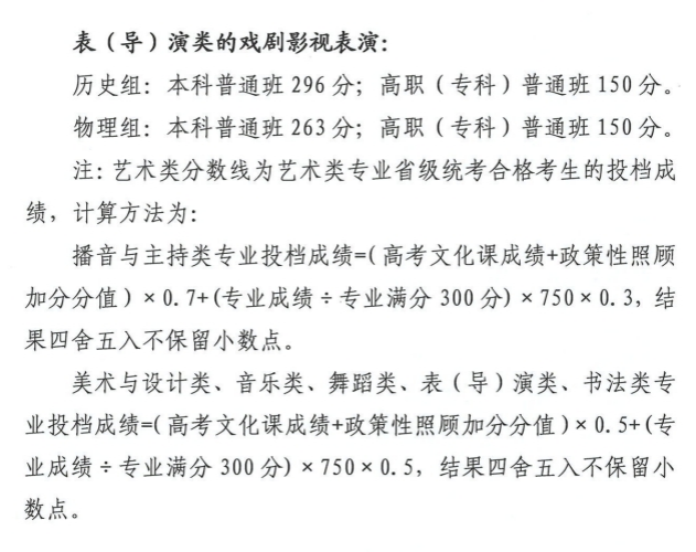 2025年轻海高考各批次登科分数线一览表