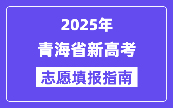 2025年轻海高考自愿填报指南（附自愿表填写样本）