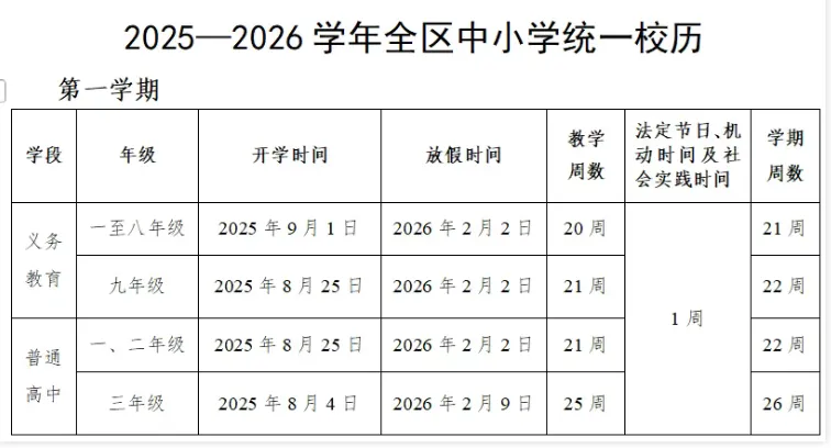 2026年广西中小学暑假放假时候表,几月几号起头放暑假