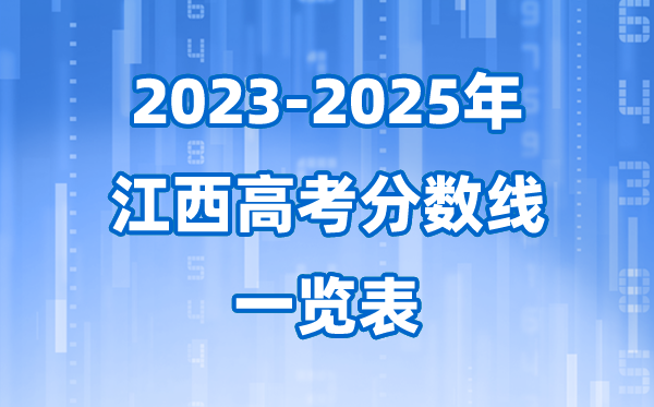 江西省近三年高考登科分数线一览表(2026参考)