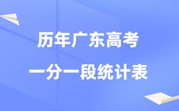 广东省近五年高考一分一段统计对照表及数据阐发(2021-2025)