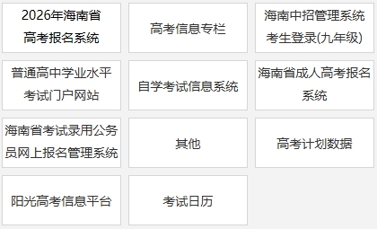 2026年海南省高考绩绩查问网站进口(ea.hainan.gov.cn)